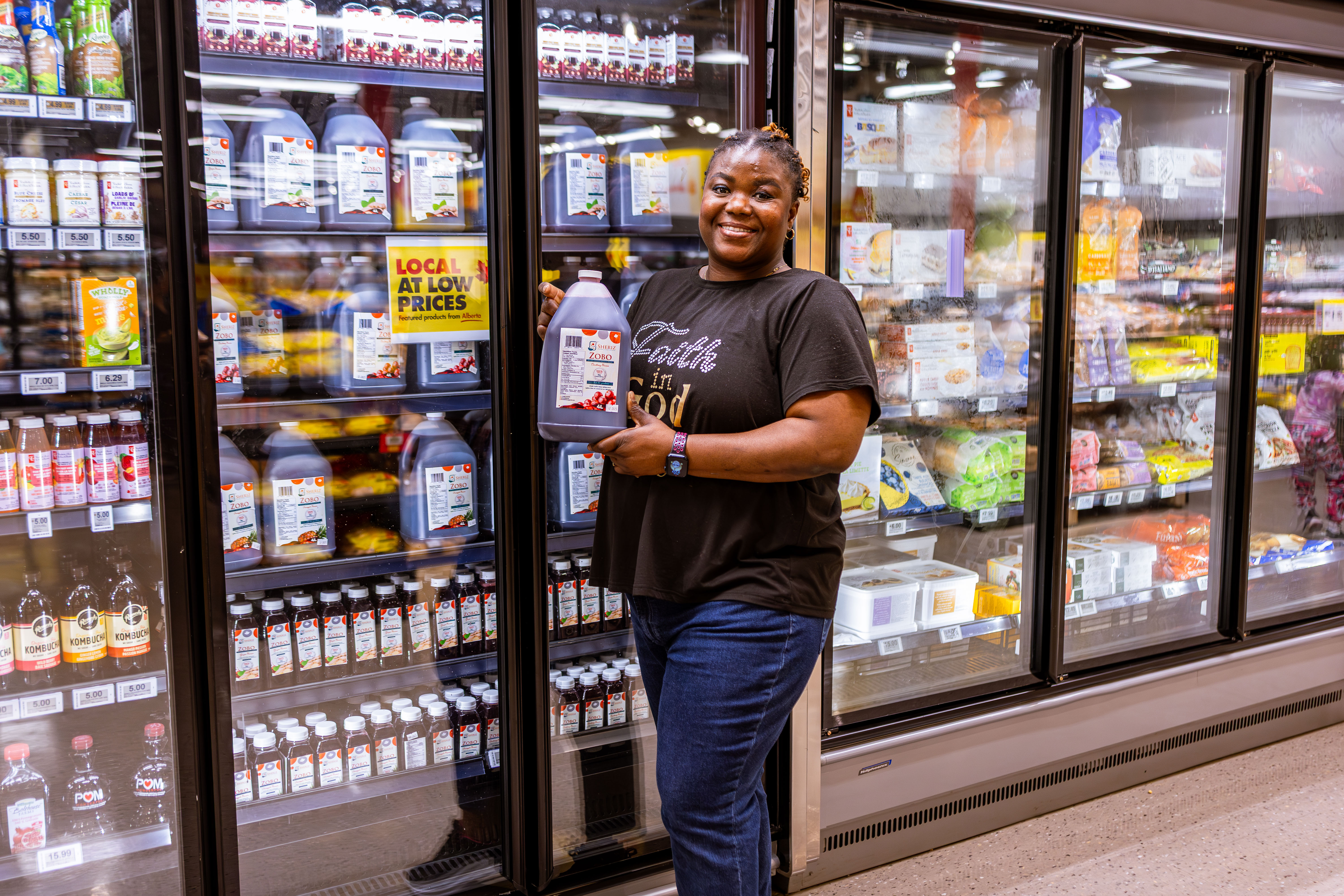 Sheridah holding Sheriz Zobo